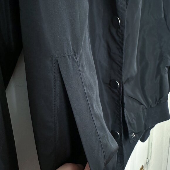 Brandy Melville‎ | Lightweight Snap Button Bomber Jacket in Black One Size - Picture 7 of 8